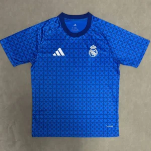 Real Madrid 2026/27 Blue Training Shirt Fan Version - Front View Real Madrid 2026/27 Blue Training Shirt Fan Version - Front View | KFCOOL
