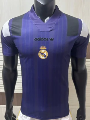 Real Madrid 2026/27 Purple Training Shirt Player Version - Front View Real Madrid 2026/27 Purple Training Shirt Player Version - Front View | KFCOOL