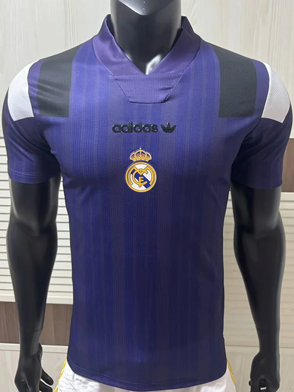 Real Madrid 2026/27 Purple Training Shirt Player Version - Front View Real Madrid 2026/27 Purple Training Shirt Player Version - Front View | KFCOOL