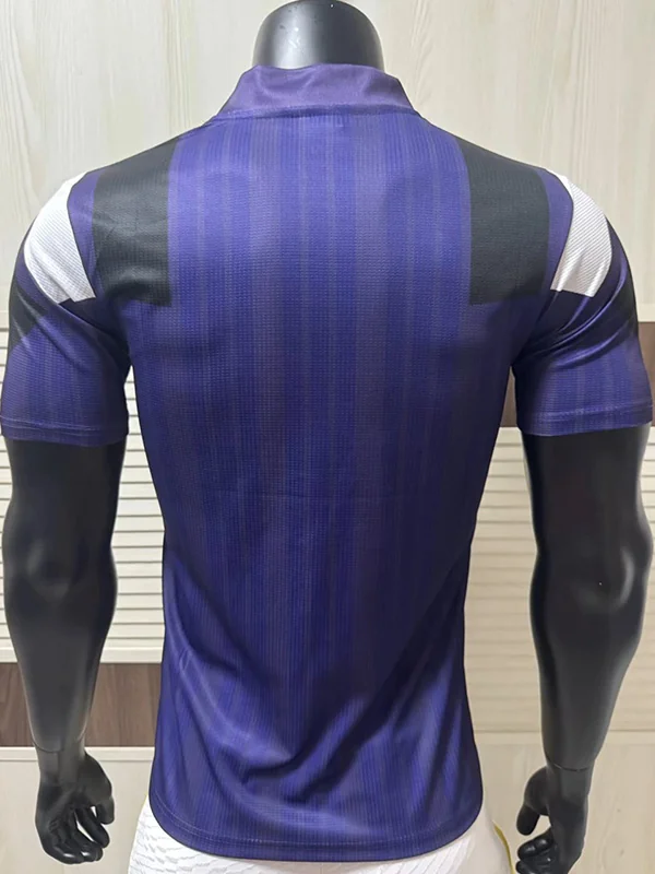 Real Madrid 2026/27 Purple Training Shirt Player Version - Back View Real Madrid 2026/27 Purple Training Shirt Player Version - Back View | KFCOOL