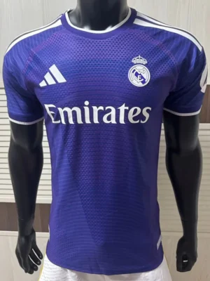 Real Madrid 2026/27 Purple Special Edition Training Shirt Player Version - Front View Real Madrid 2026/27 Purple Special Edition Training Shirt Player Version - Front View | KFCOOL