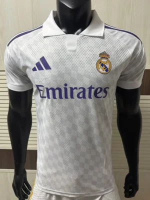 Real Madrid 2026/27 Grey White Special Edition Training Shirt Player Version - Front View Real Madrid 2026/27 Grey White Special Edition Training Shirt Player Version - Front View | KFCOOL