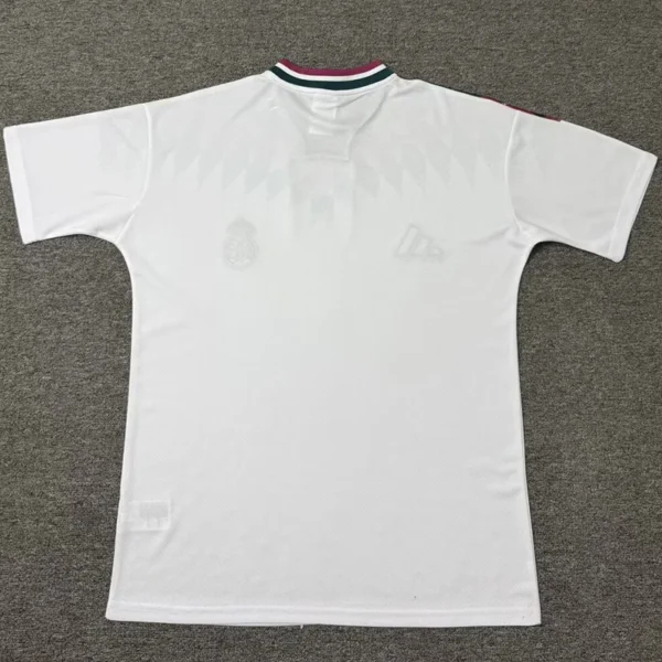 Real Madrid 2026/27 White Red Training Shirt - Back View Real Madrid 2026/27 White Red Training Shirt - Back View | KFCOOL