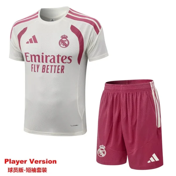 Real Madrid 2026/27 Training Short Suit Player Version - Front View Real Madrid 2026/27 Training Short Suit Player Version - Front View | KFCOOL