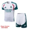 Real Madrid 2026/27 White Training Short Suit Player Version - Front View | KFCOOL