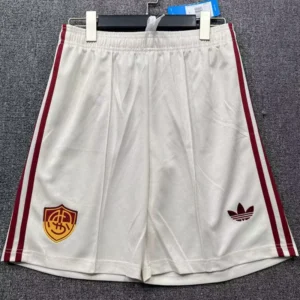 Roma 2026/27 Away White Shorts - Front View Roma 2026/27 Away White Shorts - Front View | KFCOOL