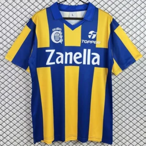 Rosario Central 1989/91 Retro Home Jersey Fan Version - Front View | KFCOOL