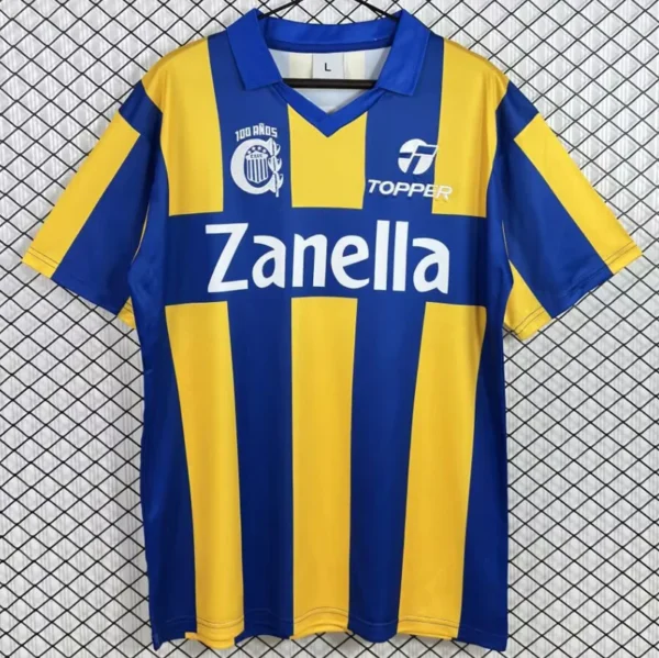 Rosario Central 1989/91 Retro Home Jersey Fan Version - Front View Rosario Central 1989/91 Retro Home Jersey Fan Version - Front View | KFCOOL