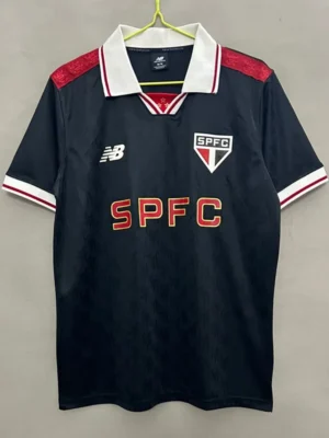 São Paulo 2026/27 Black Polo Shirt - Front View São Paulo 2026/27 Black Polo Shirt - Front View | KFCOOL
