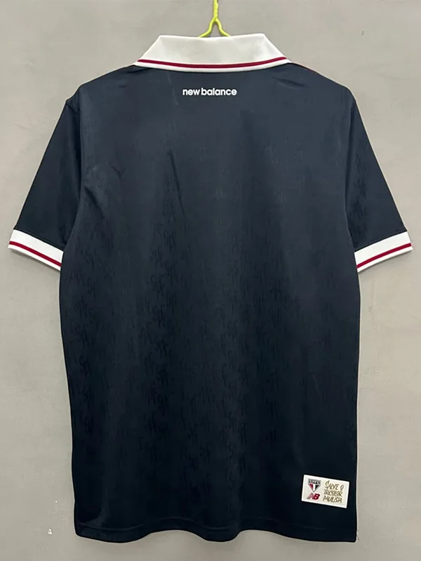 São Paulo 2026/27 Black Polo Shirt - Back View | KFCOOL