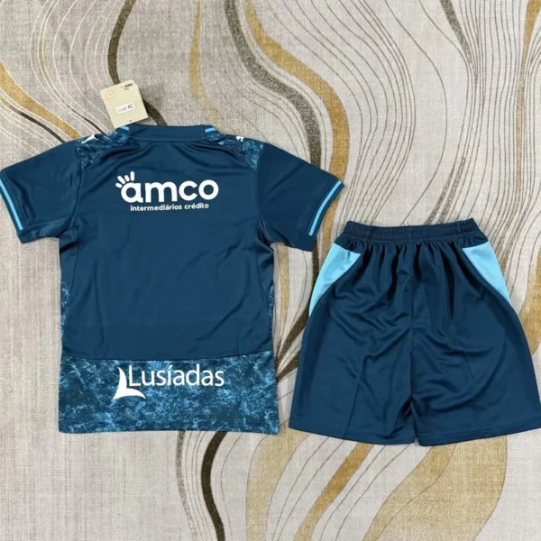 Braga 2026/27 Away Kids Kit Fan Version - Back View | KFCOOL
