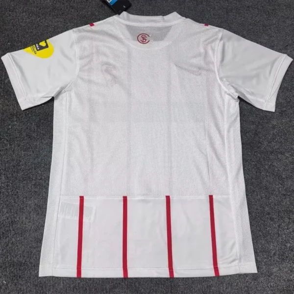 Freiburg 2026/27 Away White Jersey Fan Version - Back View Freiburg 2026/27 Away White Jersey Fan Version - Back View | KFCOOL