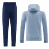 Senegal 2026/27 Blue Grey Jacket Tracksuit - Back View | KFCOOL