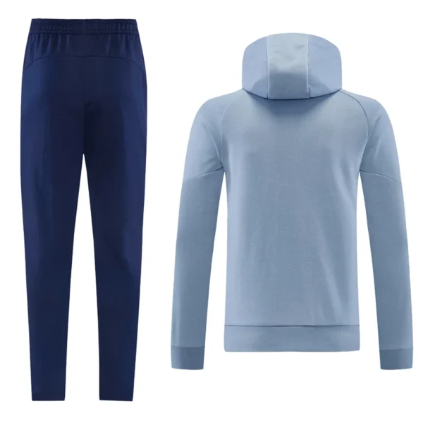 Senegal 2026/27 Blue Grey Jacket Tracksuit - Back View | KFCOOL