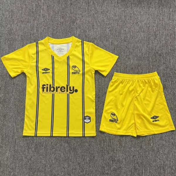 Sheffield Wednesday 2026/27 Away Kids Kit Fan Version - Front View Sheffield Wednesday 2026/27 Away Kids Kit Fan Version - Front View | KFCOOL