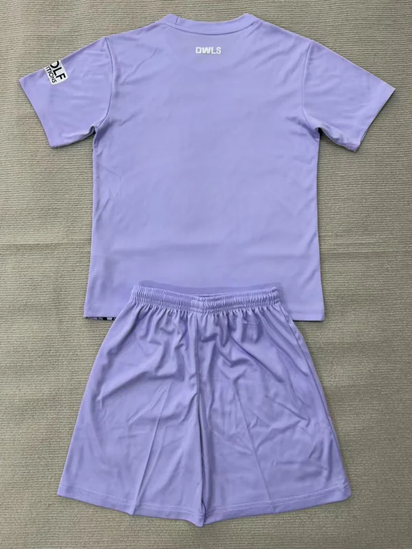 Sheffield Wednesday 2026/27 Goalkeeper Purple Kids Kit Fan Version - Back View Sheffield Wednesday 2026/27 Goalkeeper Purple Kids Kit Fan Version - Back View | KFCOOL