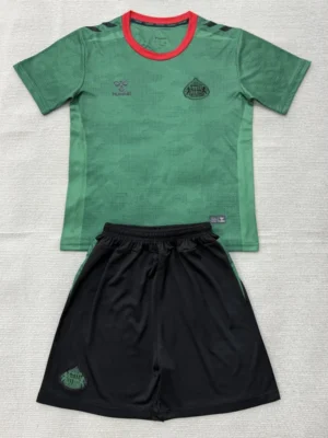 Sunderland 2026/27 Goalkeeper Green Kids Kit Fan Version - Front View | KFCOOL