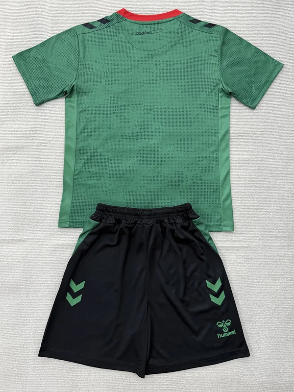 Sunderland 2026/27 Goalkeeper Green Kids Kit Fan Version - Back View Sunderland 2026/27 Goalkeeper Green Kids Kit Fan Version - Back View | KFCOOL