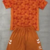 Sunderland 2026/27 Goalkeeper Orange Kids Kit Fan Version - Back View Sunderland 2026/27 Goalkeeper Orange Kids Kit Fan Version - Back View | KFCOOL