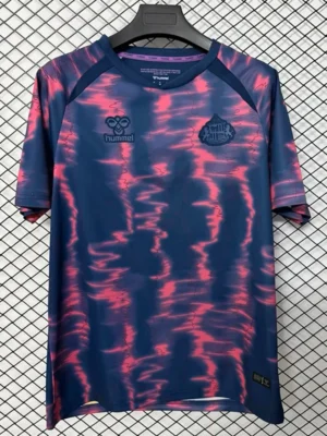 Sunderland 2026/27 Royal Blue Pink Training Shirt - Front View | KFCOOL