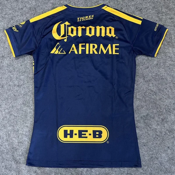Tigres UANL 2026/27 Away Women Jersey Fan Version - Back View | KFCOOL