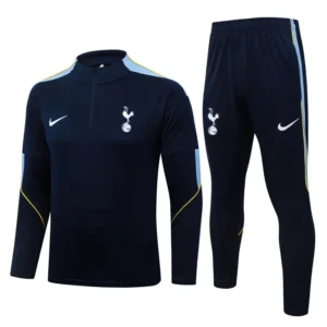 Tottenham 2026/27 Royal Blue Half Pull Tracksuit - Front View | KFCOOL