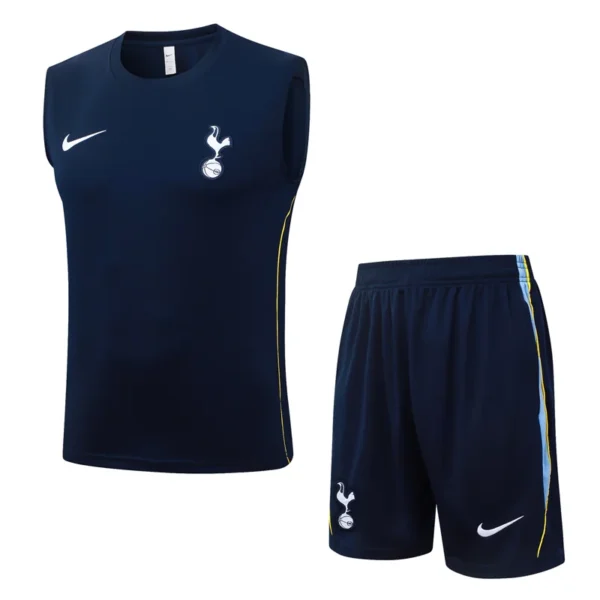 Tottenham 2026/27 Royal Blue Sleeveless Shorts - Front View Tottenham 2026/27 Royal Blue Sleeveless Shorts - Front View | KFCOOL