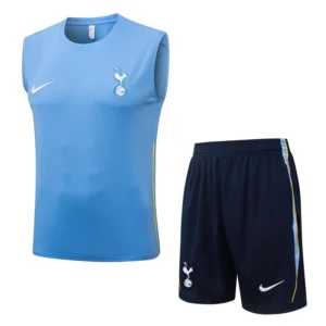 Tottenham 2026/27 Sky Blue Sleeveless Shorts - Front View | KFCOOL